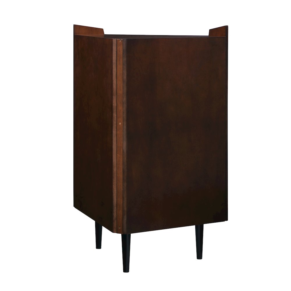 Larson Corner Bar Cabinet - Dark Tobacco