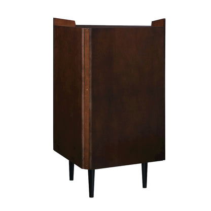 Larson Corner Bar Cabinet - Dark Tobacco
