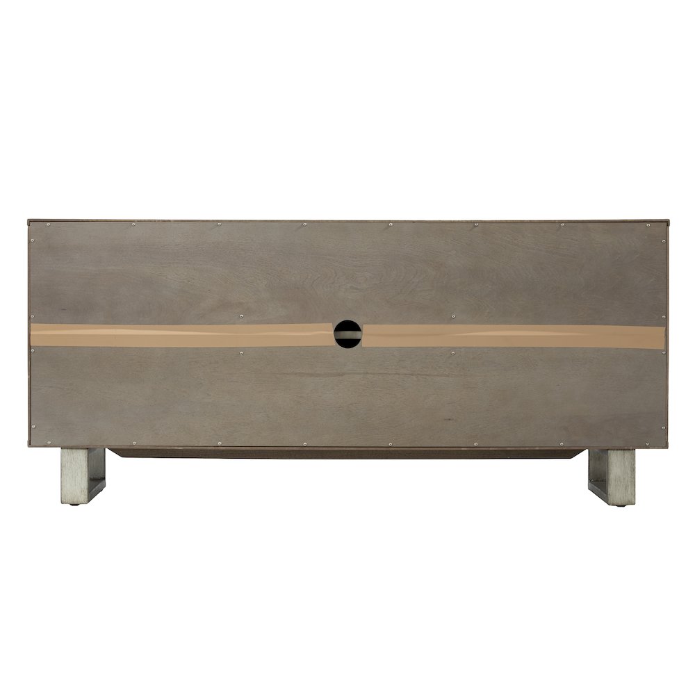 Abston 3 Door Media Console - Grey