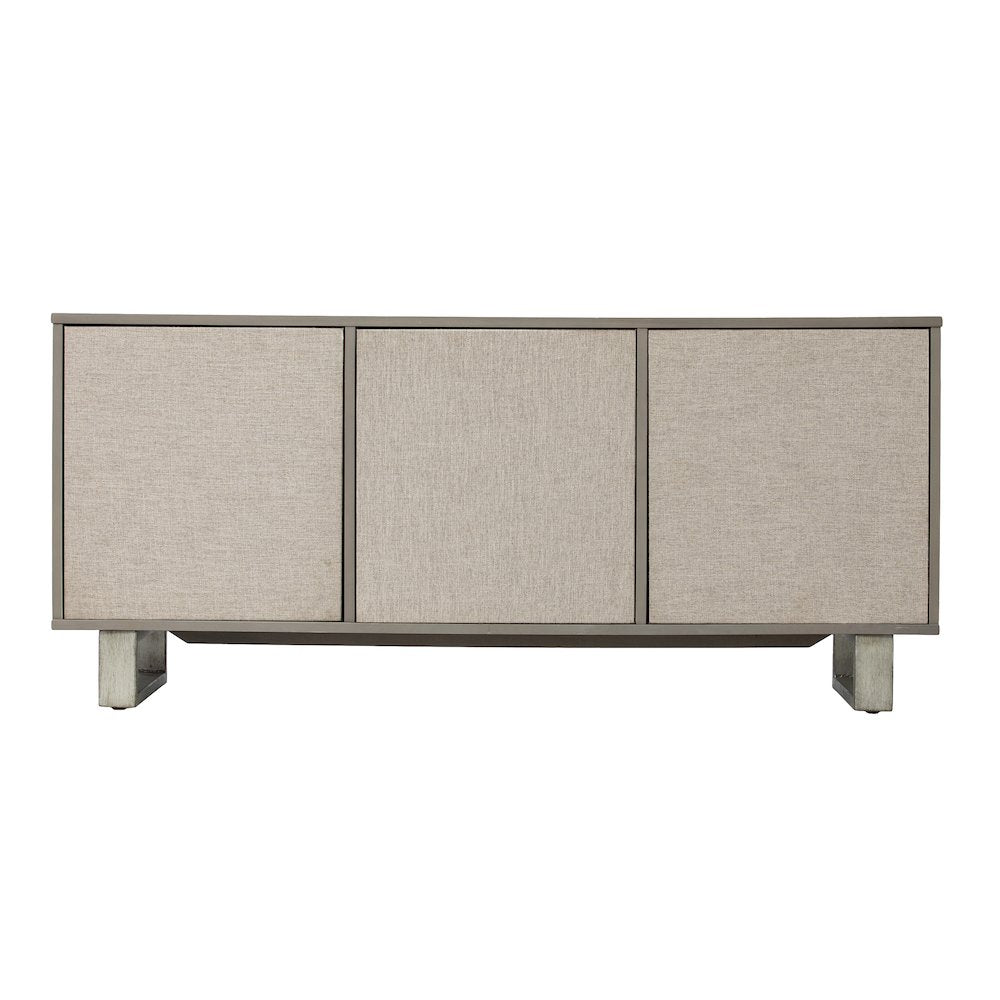 Abston 3 Door Media Console - Grey