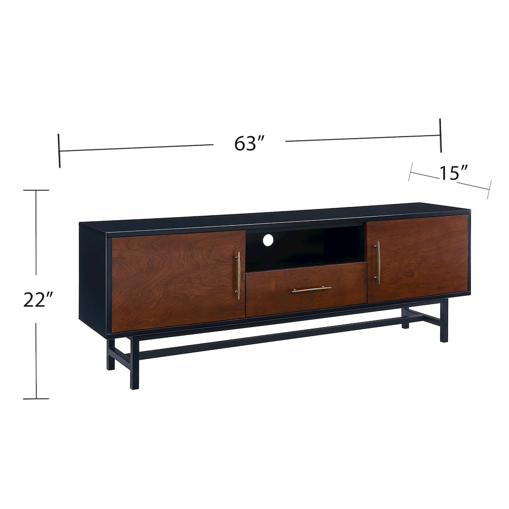 Blynn Modern Media Console - Black