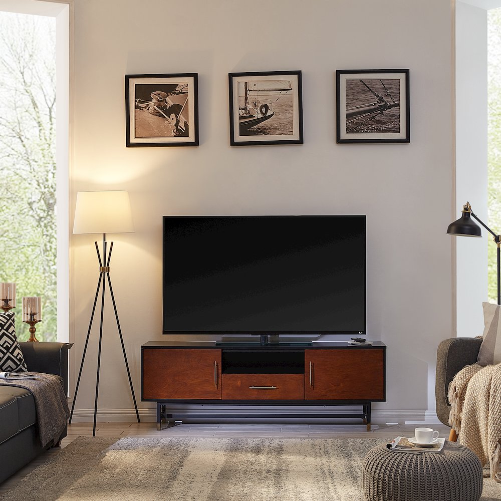 Blynn Modern Media Console - Black