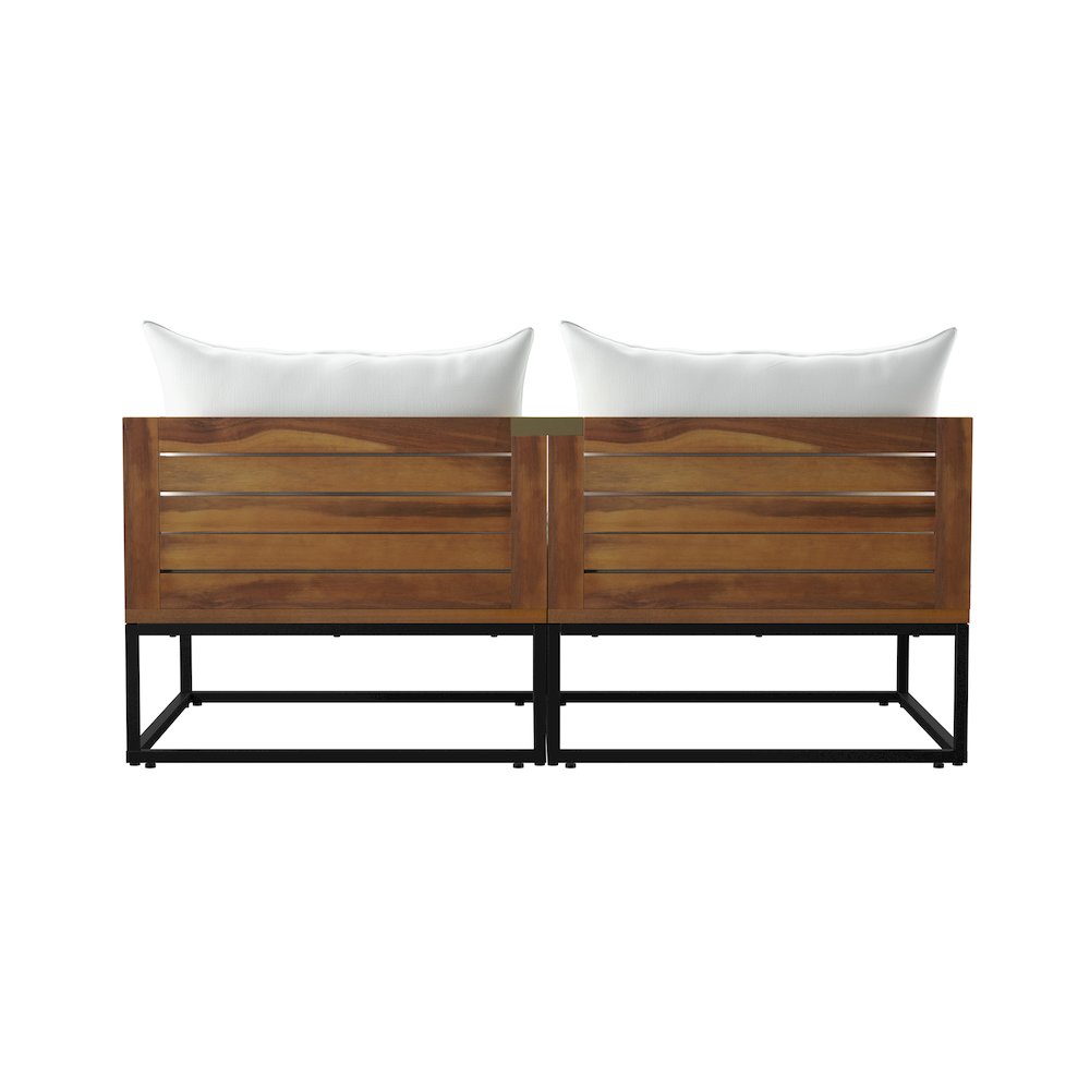 Taradale Modular Outdoor Loveseat with Cushions