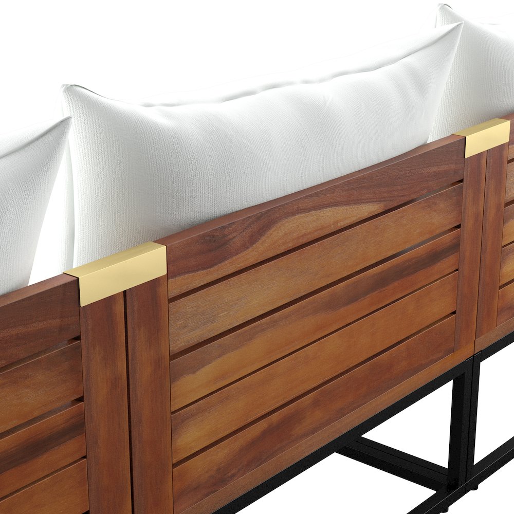 Taradale Modular Outdoor Sofa with Cushions