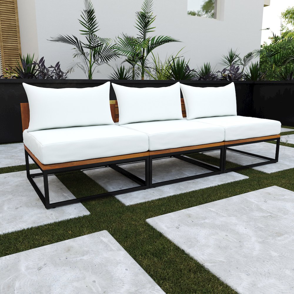 Taradale Modular Outdoor Sofa with Cushions