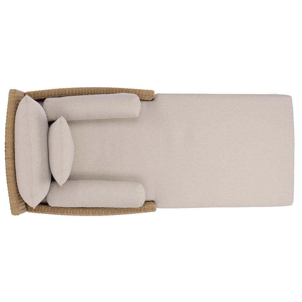 Felicity Pe Wicker Sunlounger