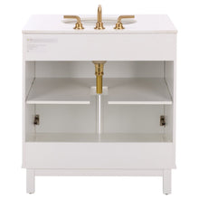 Bobby Rattan Doors 30" Vanity With Marble Top