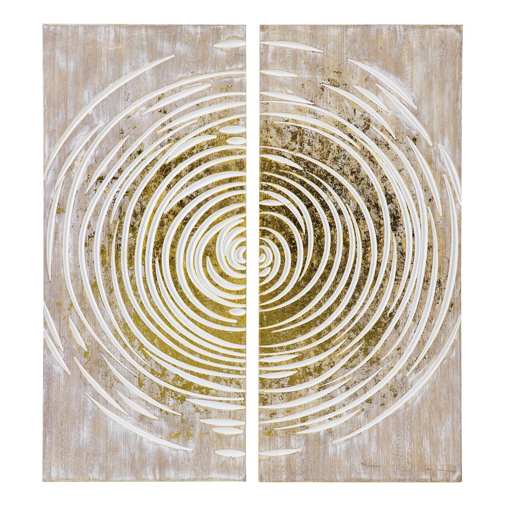 Acanthi 2Pc Wall Panel Set - White