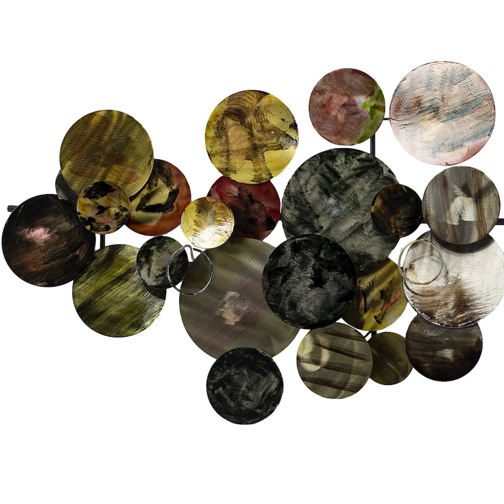 Longavi Metal Wall Sculpture - Multi