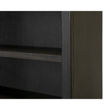 Kingston Wood Open Bookcase, Fully Assembled