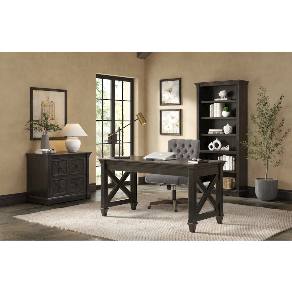 Kingston Wood Open Bookcase, Fully Assembled