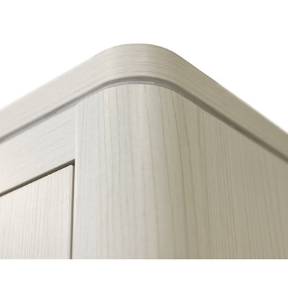 Contemporary Laminate Wood Office Desk & Hutch, Writing Table