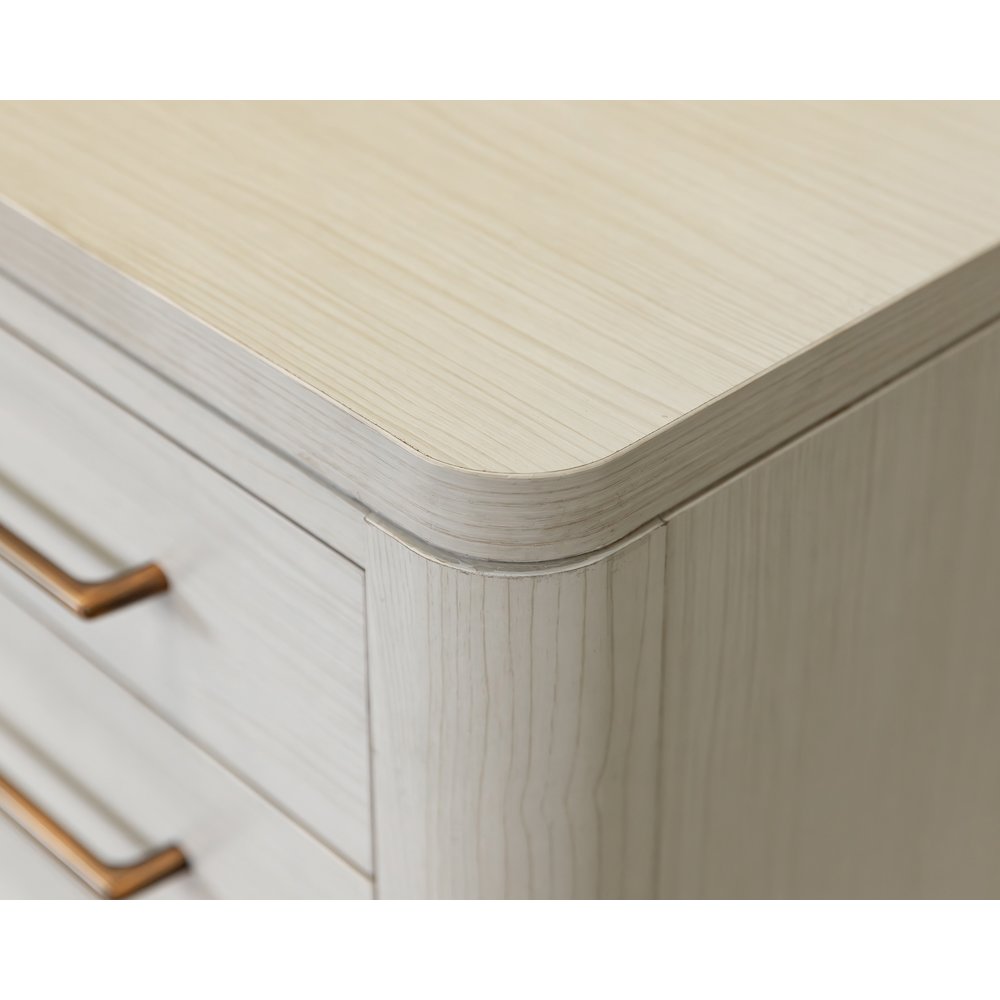 Contemporary Laminate Wood Office Desk & Hutch, Writing Table