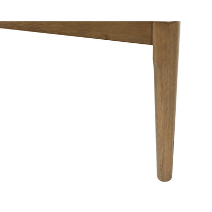 Quincey Coastal Wood Rectangular Kitchen Table with Six Chairs