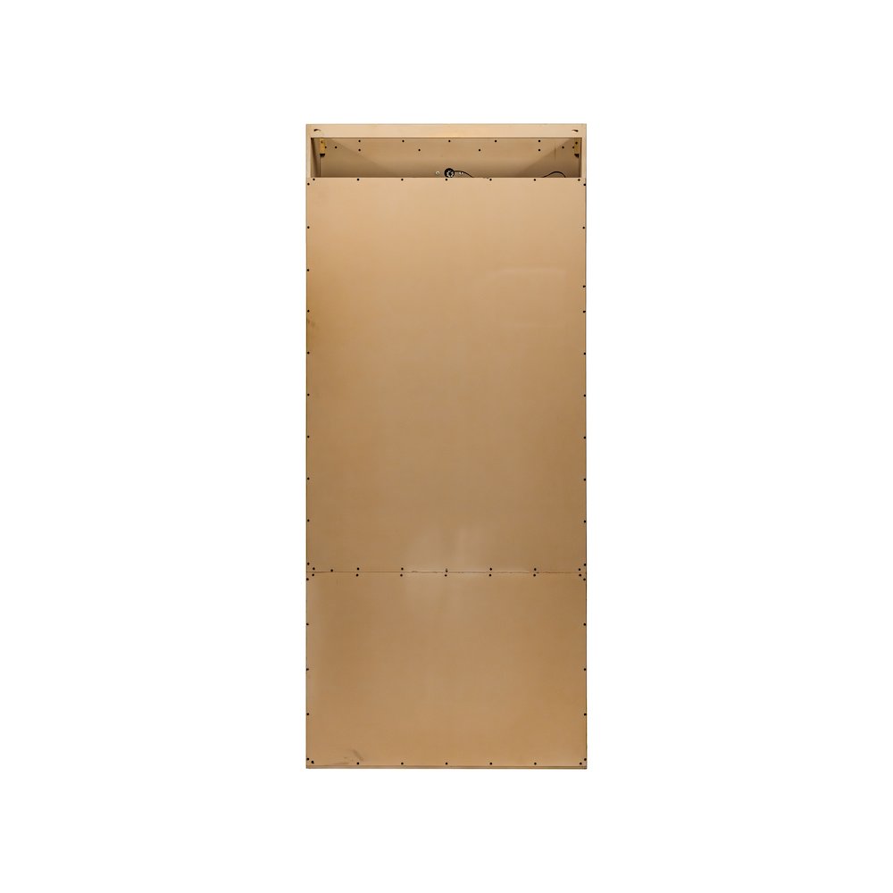 Two 8' Tall Bookcase Wall With Ladder, Storage Organizer, Display Shelf, Brown