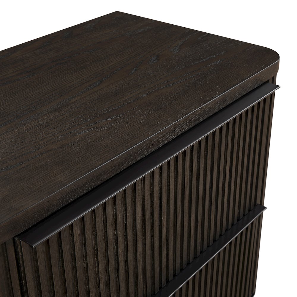 Tulane Pedestal L-Desk, Pedestal Desk, Office Desk, Brown