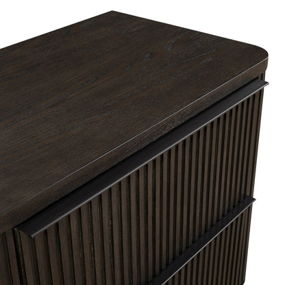 Tulane Pedestal L-Desk, Pedestal Desk, Office Desk, Brown