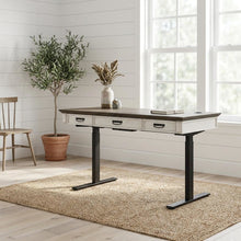 White Wood Writing Desk With Classic Rustic Design For Home Office Use