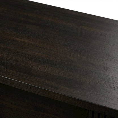 Contemporary Modern Credenza in Neutral Finish with Ample Storage