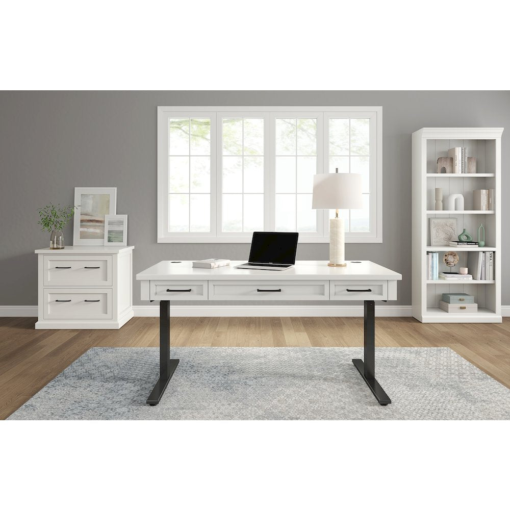 Abby Wood Open Bookcase, Office