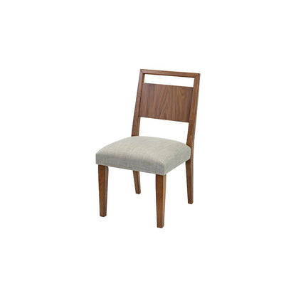 Mid-Century Modern Wood Kitchen Dining Table with Eight Chairs, Brown