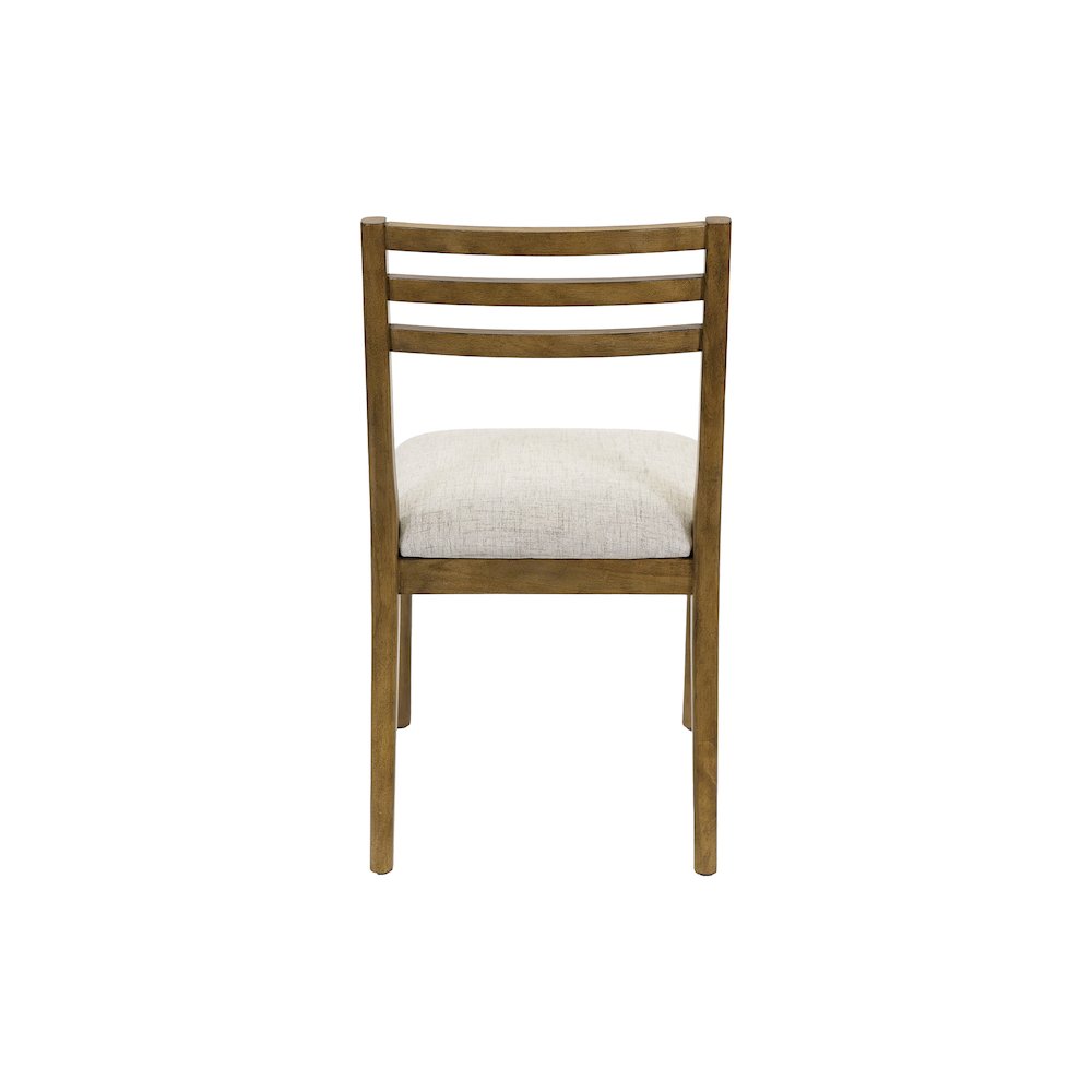 Lachlan Modern Wood Rectangular Kitchen Dining Table with Eight Chairs, Brown