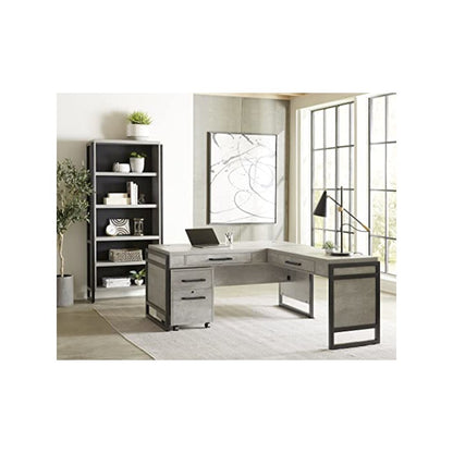 Mason Laminate Open L-Desk & Return