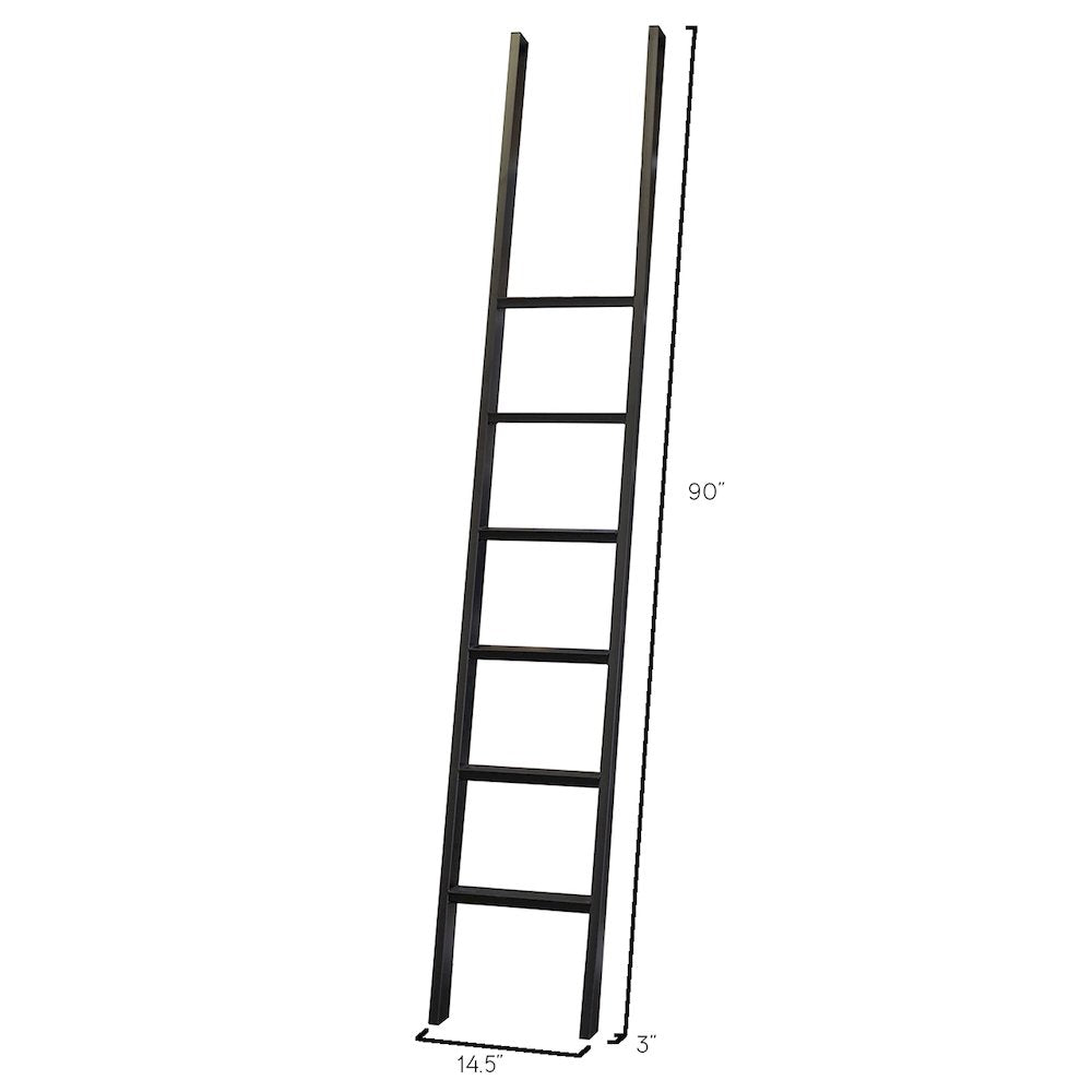 Toulouse Two 8' Tall Bookcase Wall With Ladder