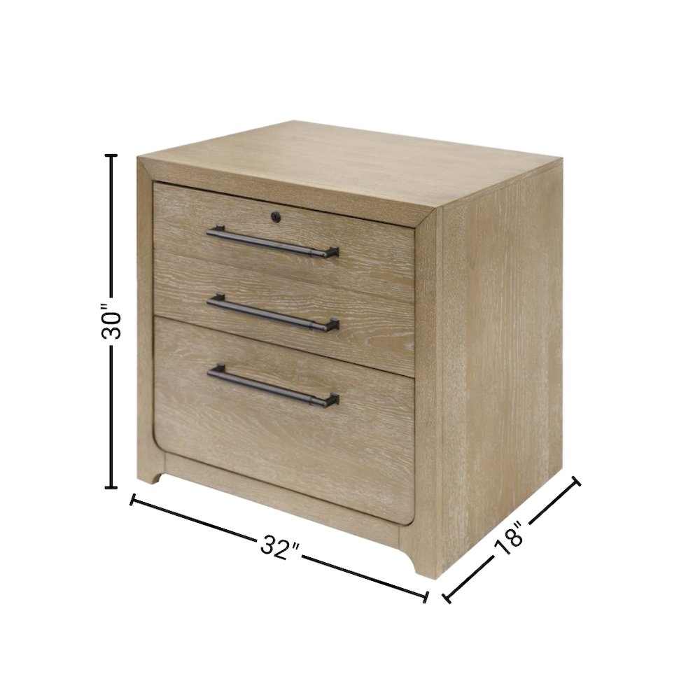 Modern Wood Filing Cabinet With Drawers, Decorative Wooden File Cabinet