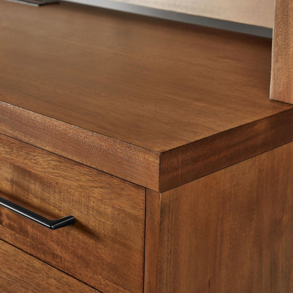 Avery Wood Hutch With Doors, Storage Hutch