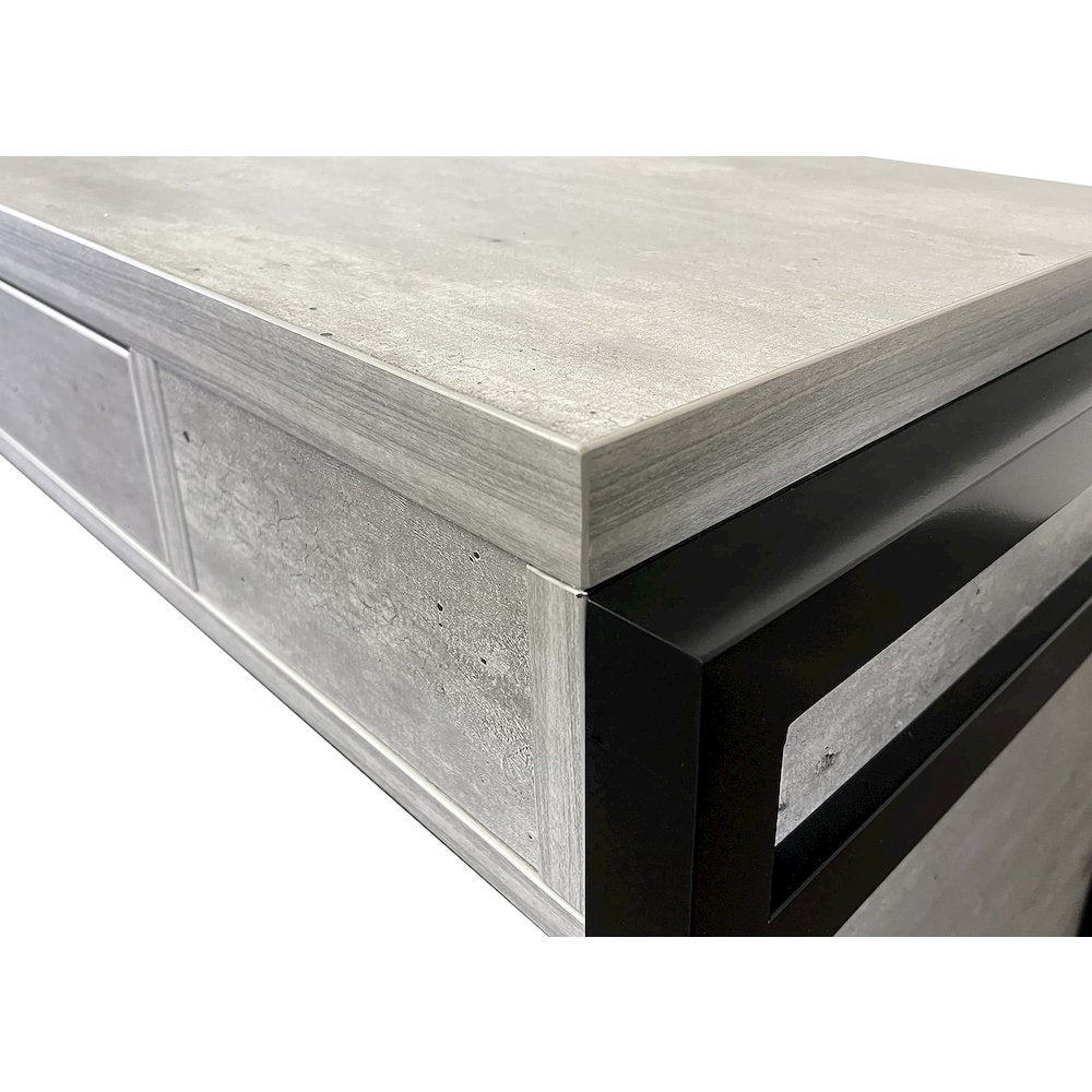 Mason Laminate Open L-Desk & Return