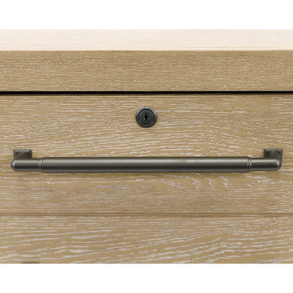 Modern Wood Filing Cabinet With Drawers, Decorative Wooden File Cabinet
