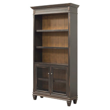 Black Wooden Bookshelf – 4 Shelf Bookcase for Living Room or Office Use