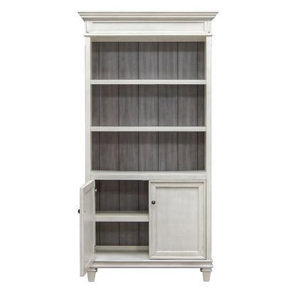 White Bookcase With Doors, Bookcase With Storage, Tall Bookshelf Unit