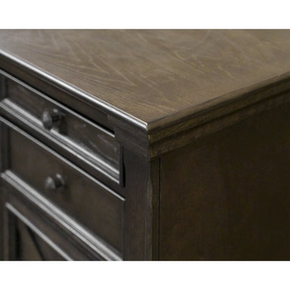 Modern Desk With Drawers – Aesthetic Wood Office Table for Bedroom Study
