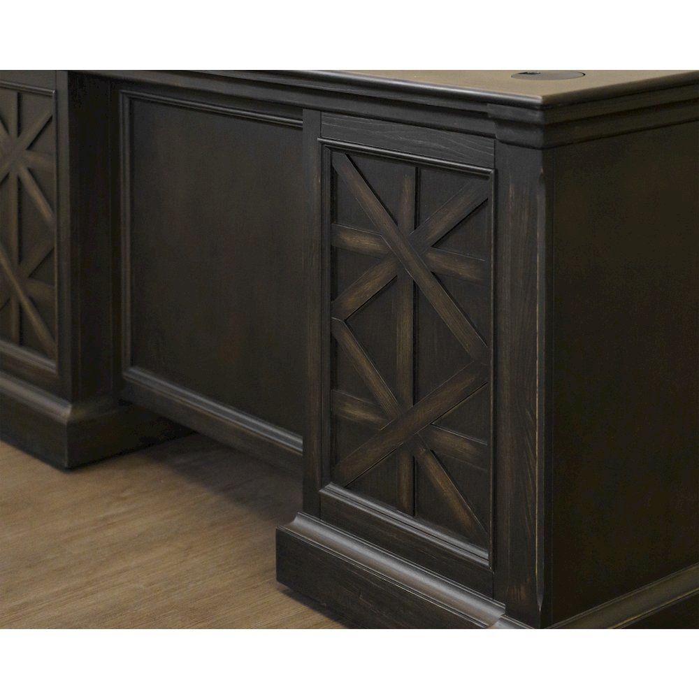 Modern Desk With Drawers – Aesthetic Wood Office Table for Bedroom Study