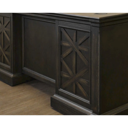 Modern Desk With Drawers – Aesthetic Wood Office Table for Bedroom Study