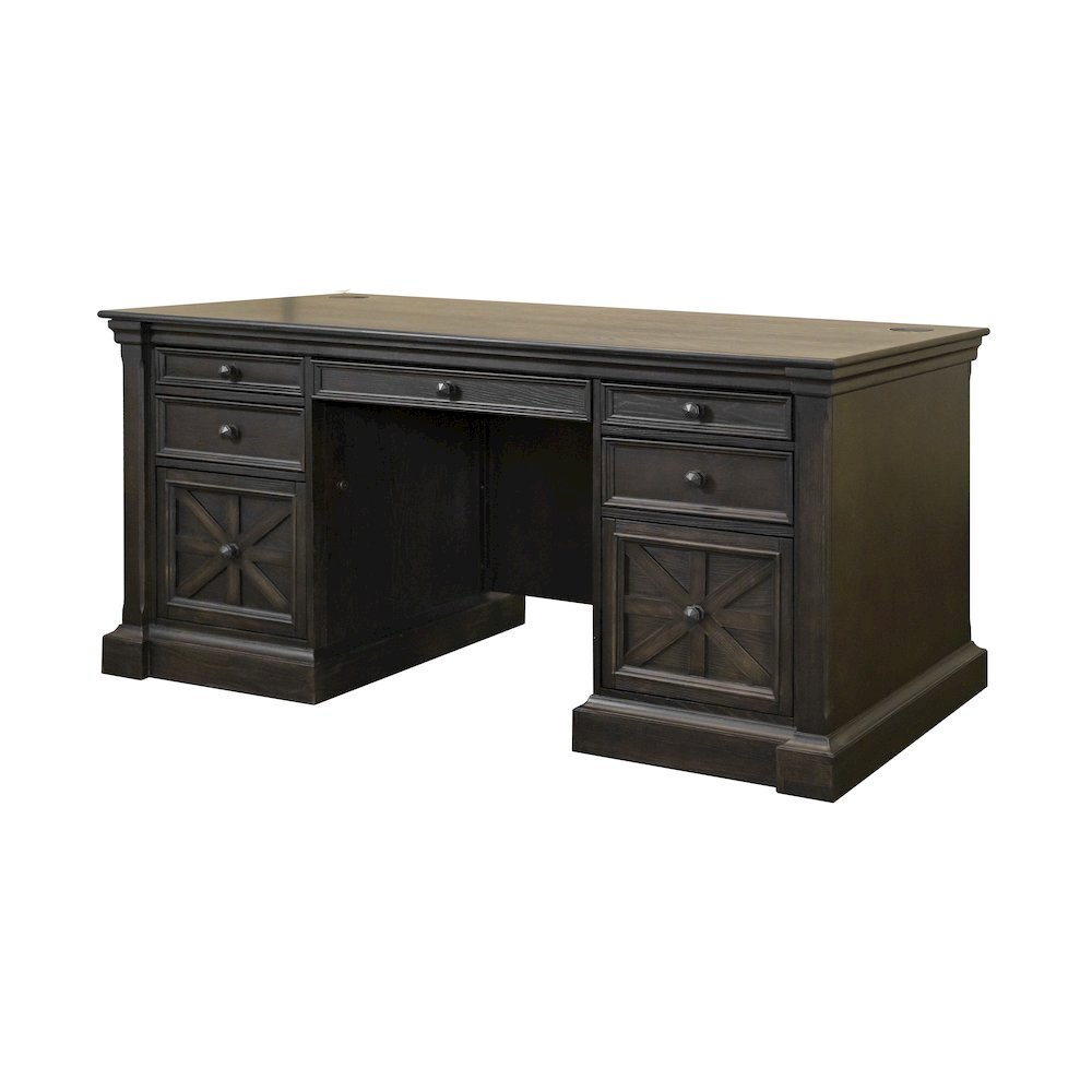 Modern Desk With Drawers – Aesthetic Wood Office Table for Bedroom Study