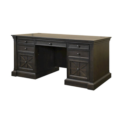 Modern Desk With Drawers – Aesthetic Wood Office Table for Bedroom Study