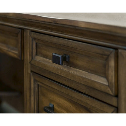 L Shape Desk with Drawers, Large Corner Desk with Storage for Office Use