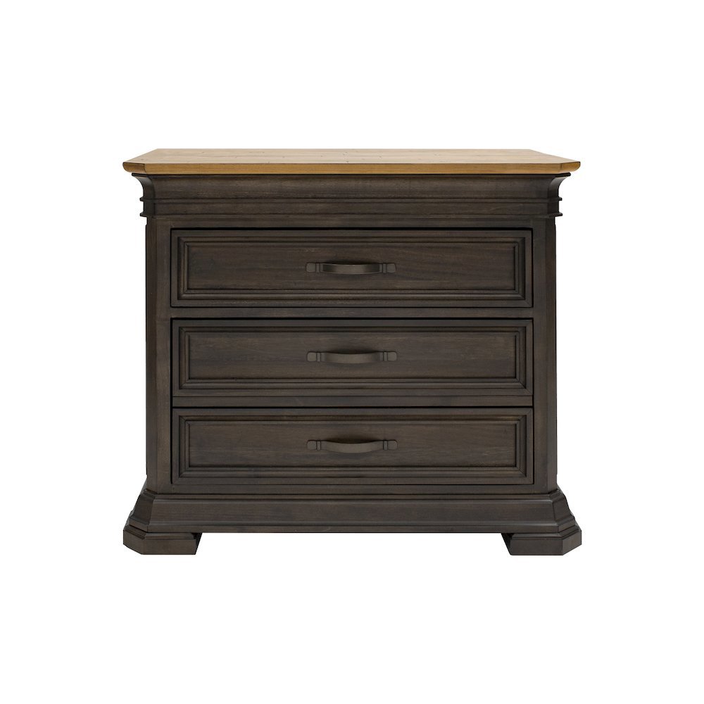 Wood Filing Cabinet with Drawers, Decorative Wooden Filing Cabinet