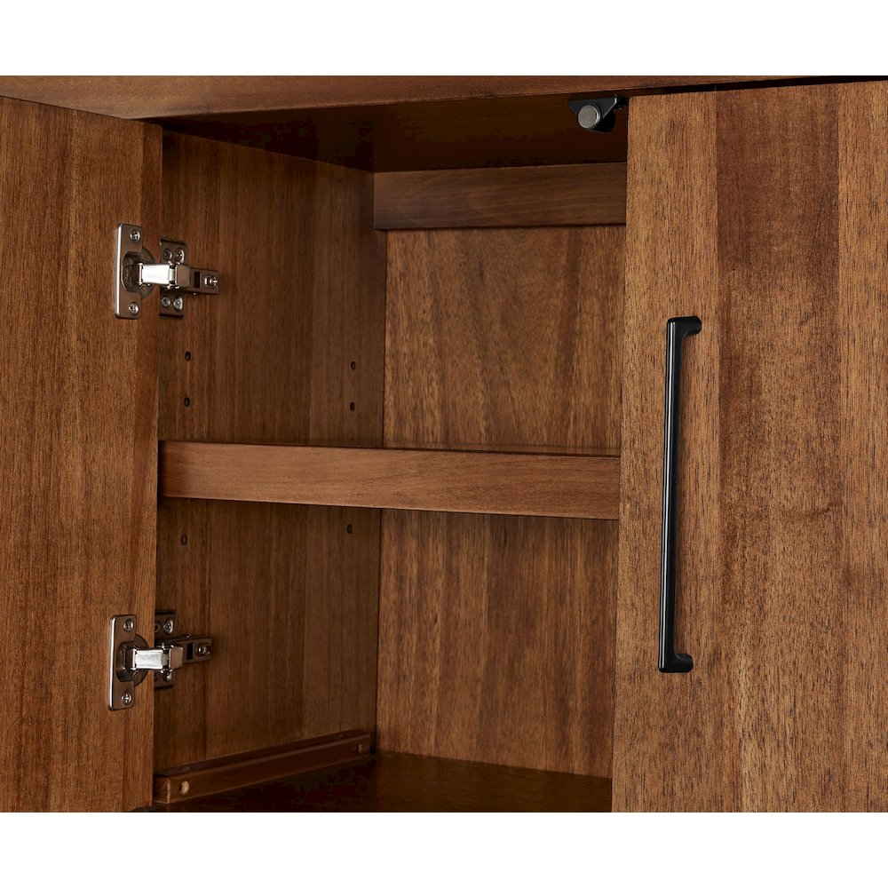 Avery Wood Hutch With Doors, Storage Hutch