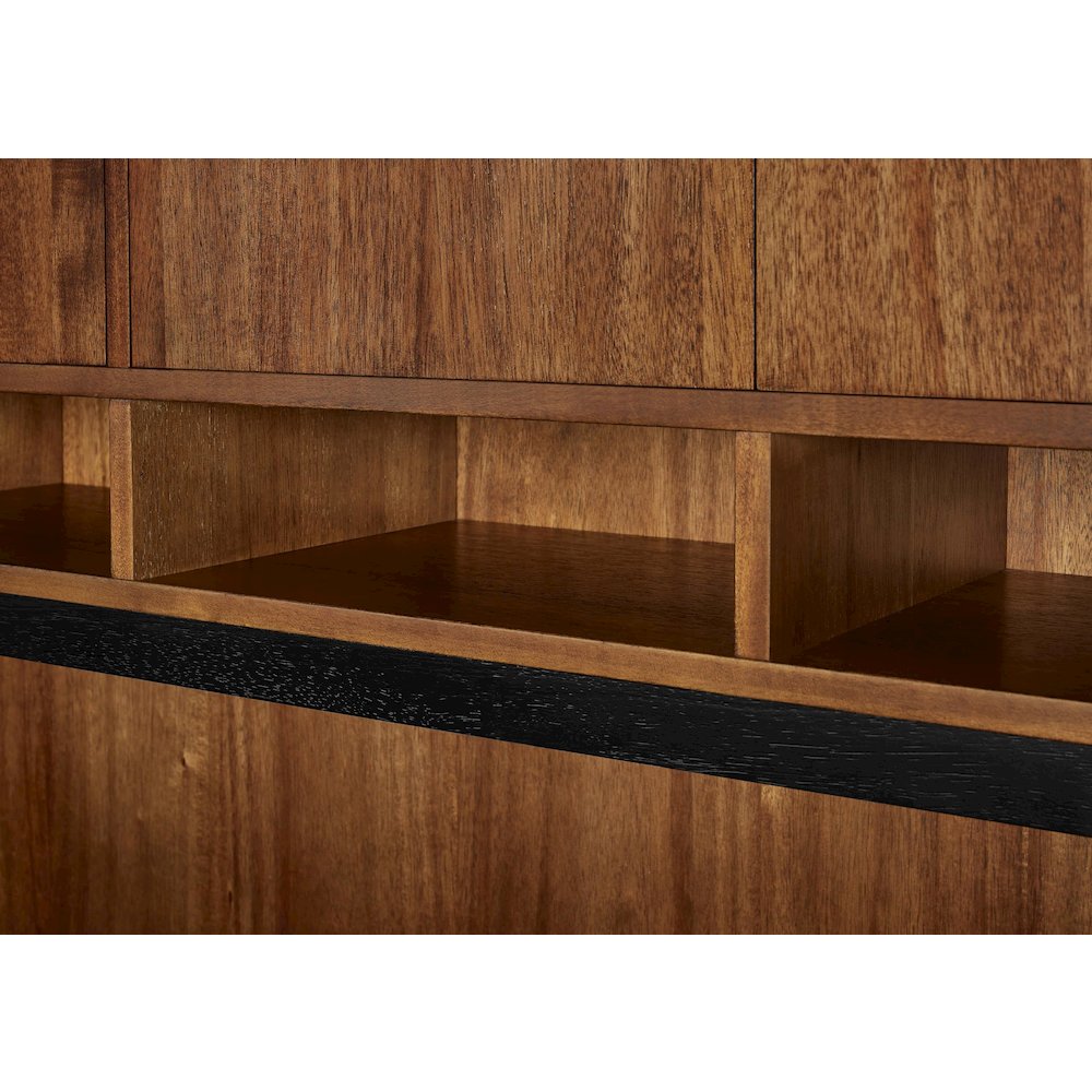 Avery Wood Hutch With Doors, Storage Hutch