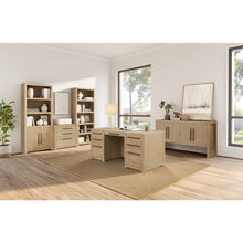 Canyon Drive Wood Double Pedestal Executive Desk