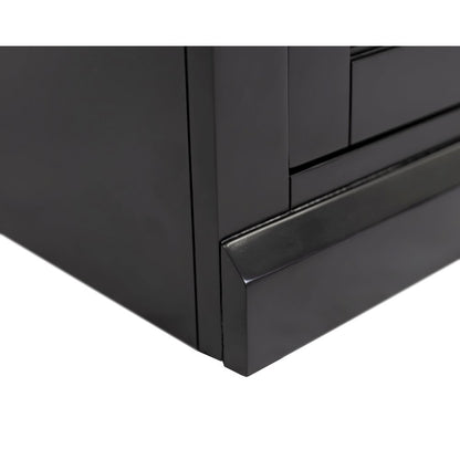 Modern Wood Lower Doors Bookcase, Office Bookcase, Office Shelving