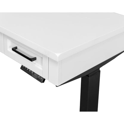 Abby Electric Sit/Stand L-Desk and Return