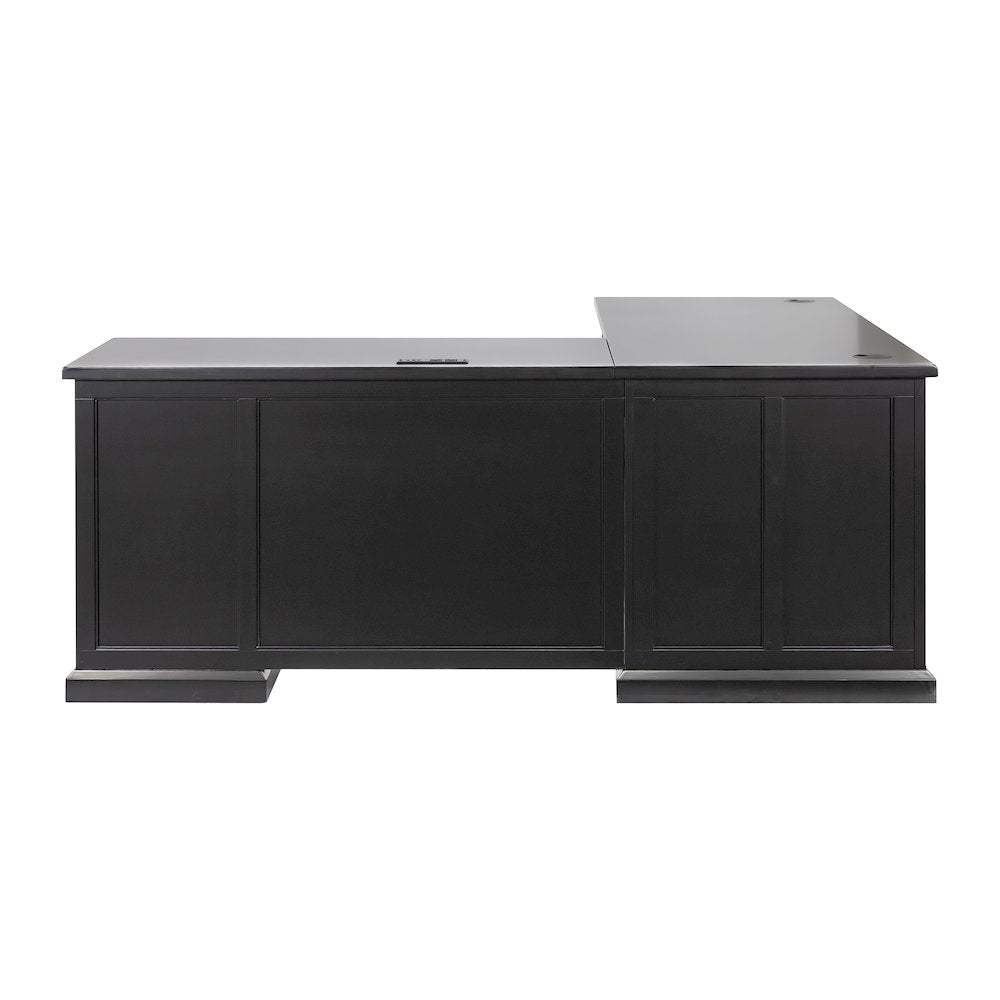 Modern Wood L-Desk & Return, Writing Table & Return, Office Desk & Return