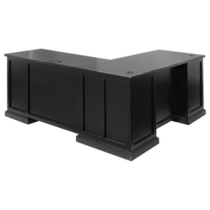 Modern Wood L-Desk & Return, Writing Table & Return, Office Desk & Return