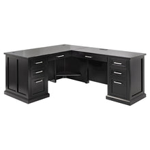 Modern Wood L-Desk & Return, Writing Table & Return, Office Desk & Return