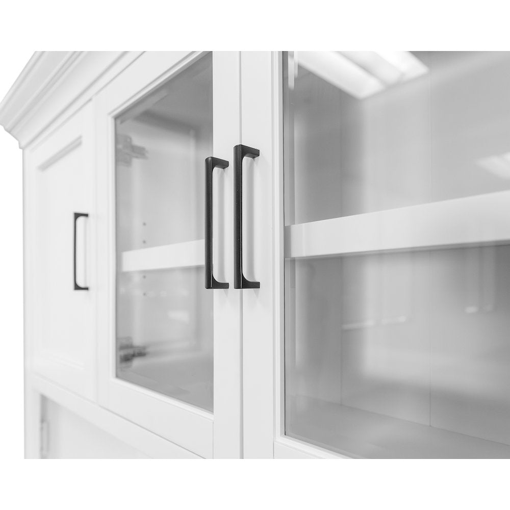 Abby Wood Hutch With Doors, Storage Hutch